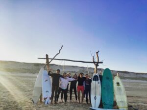 Groupe du Nature Surf Camp de Messanges
